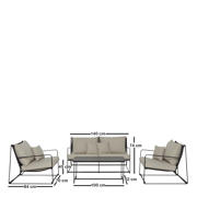 thumbnail: NOUS Garden Loungeset Vallera