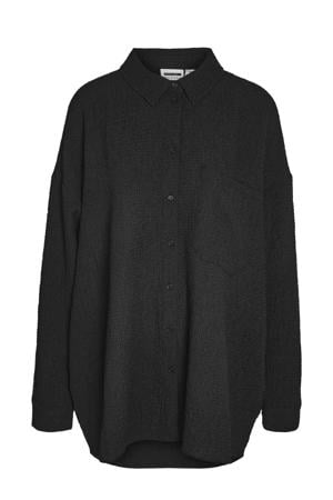 blouse NMRIPPLE zwart