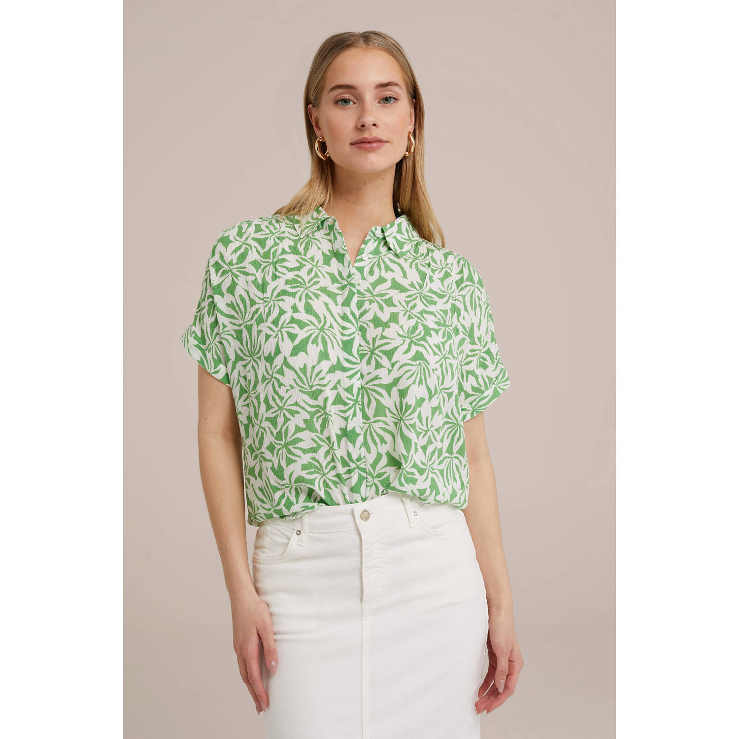 WE Fashion blouse met all over print