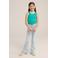 WE Fashion ribgebreide  top sea green