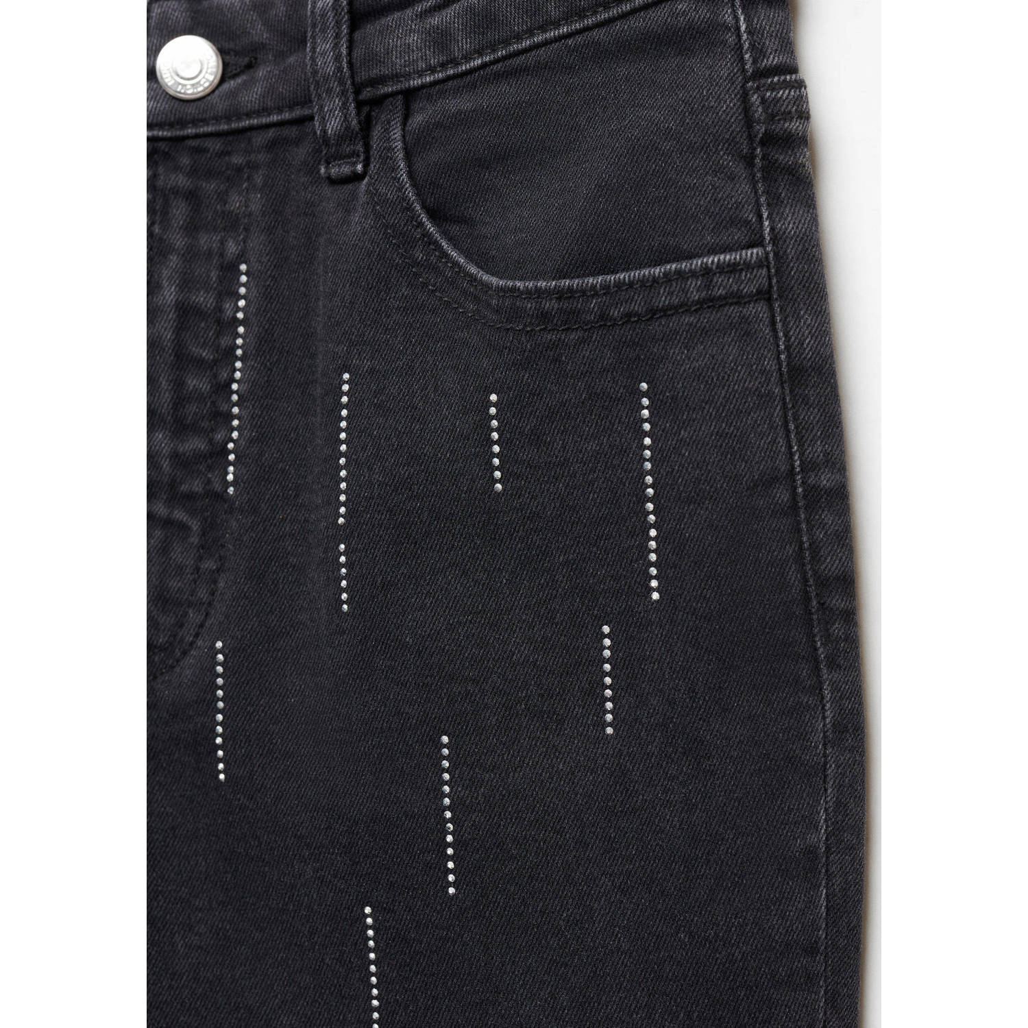 Mango Kids flared jeans grey denim