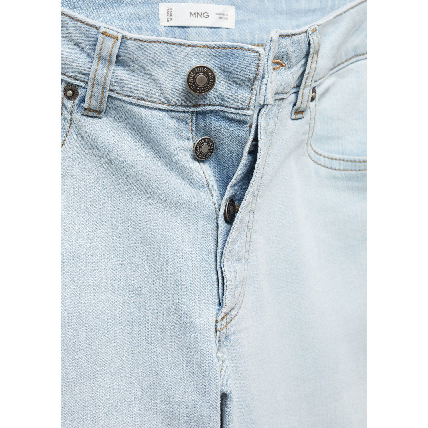 Mango Kids slim fit jeans lichtblauw