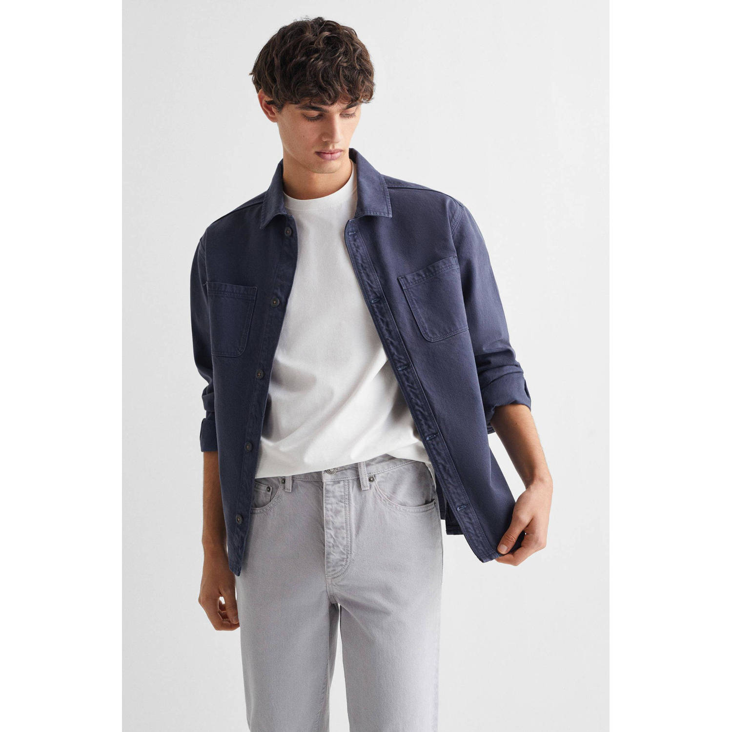Mango Kids regular fit jeans grey denim
