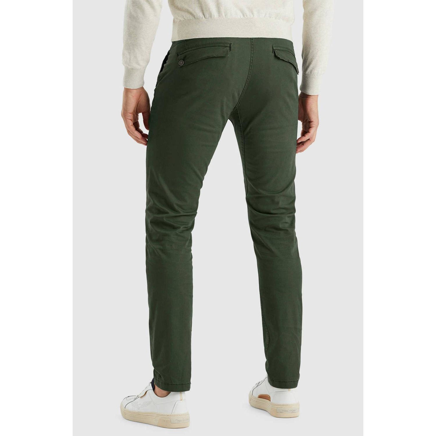 PME Legend tapered fit chino american classics donkergroen