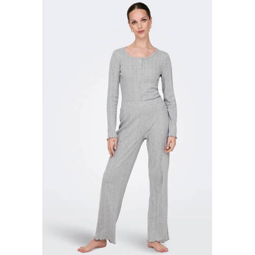 ONLY pyjama ONLCOZY grijs afbeelding