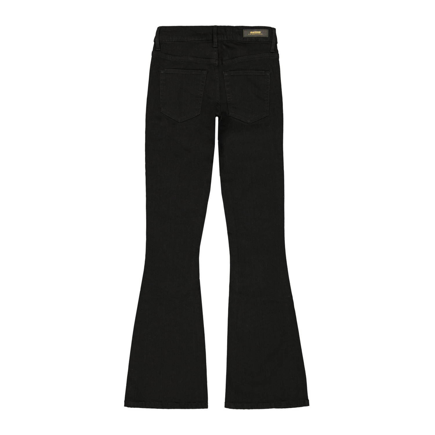 Raizzed high waist flared jeans black denim