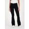 Raizzed regular waist flared jeans black denim