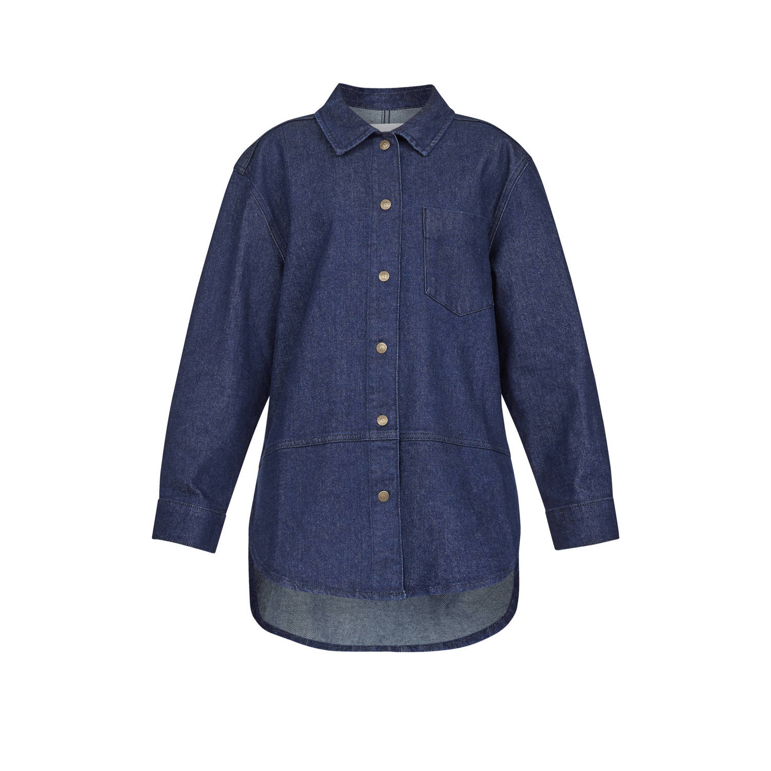 SisterS Point denim blouse Ovea dark blue denim