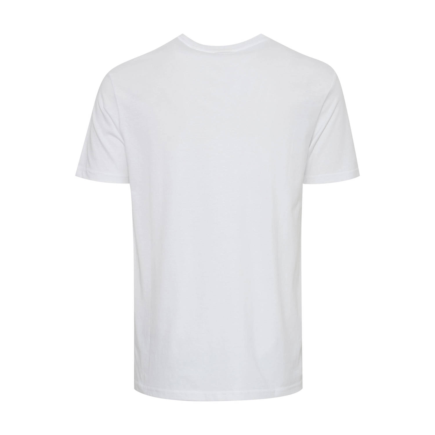 Solid regular fit T-shirt wit