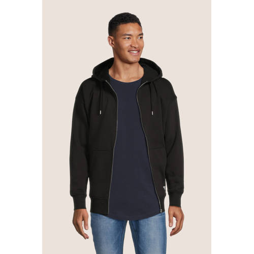 Solid sweatvest SDLenz met logo zwart afbeelding