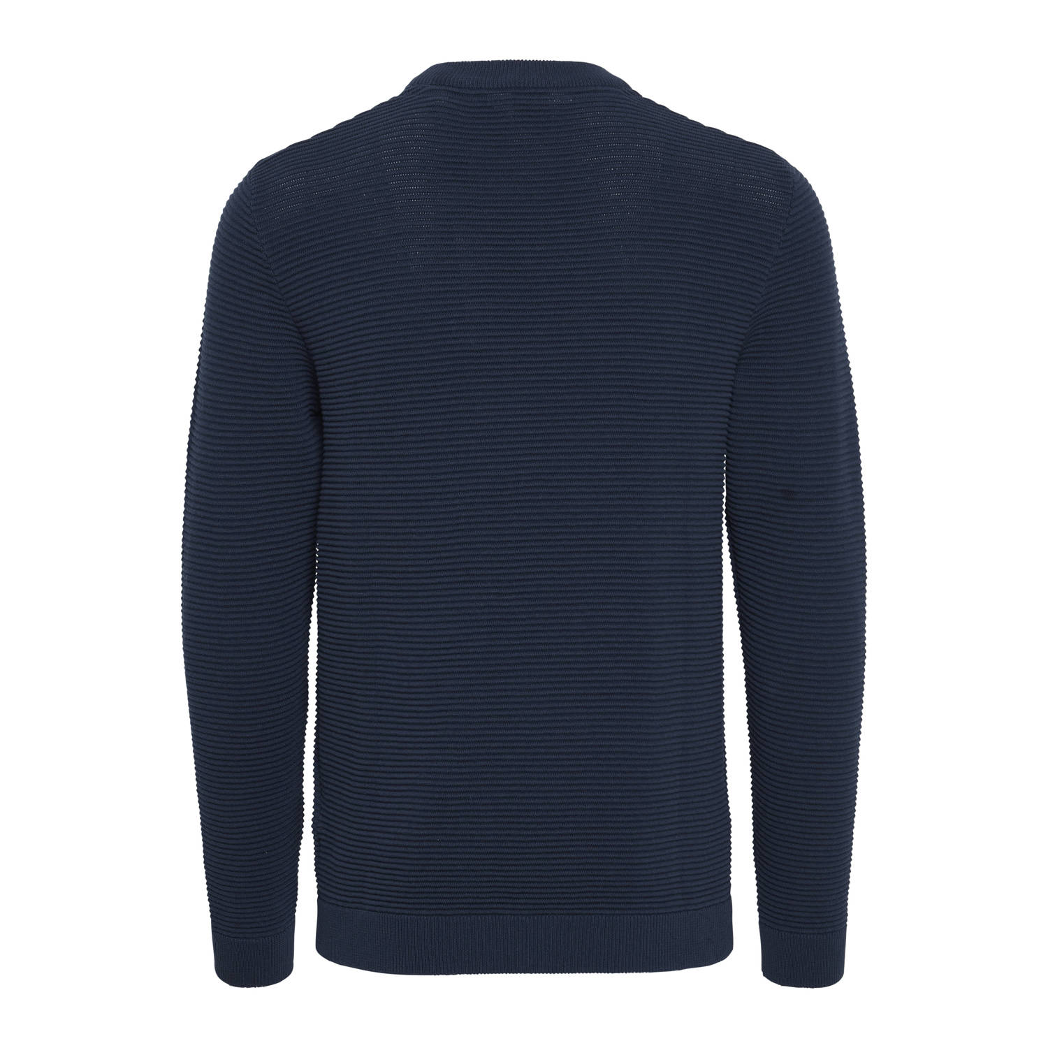 Solid sweater donkerblauw