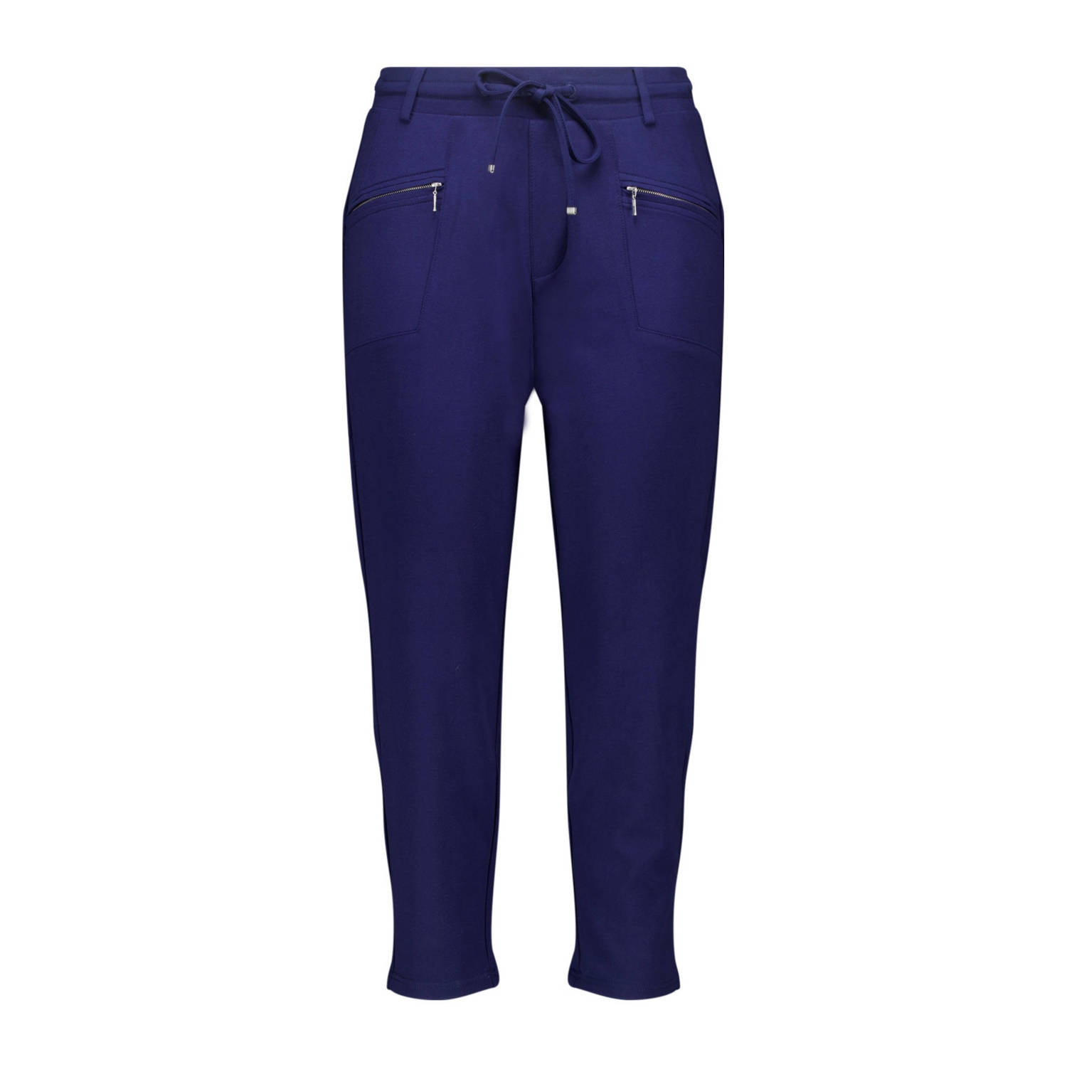 MS Mode regular fit broek donkerblauw
