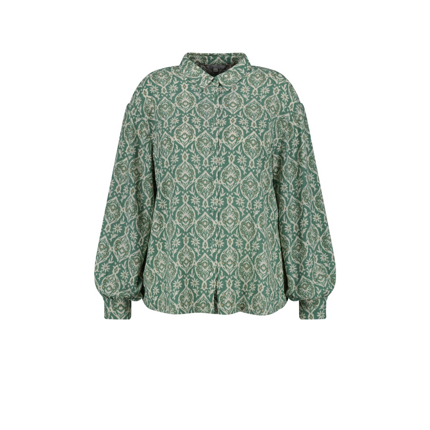MS Mode blouse met grafische print groen