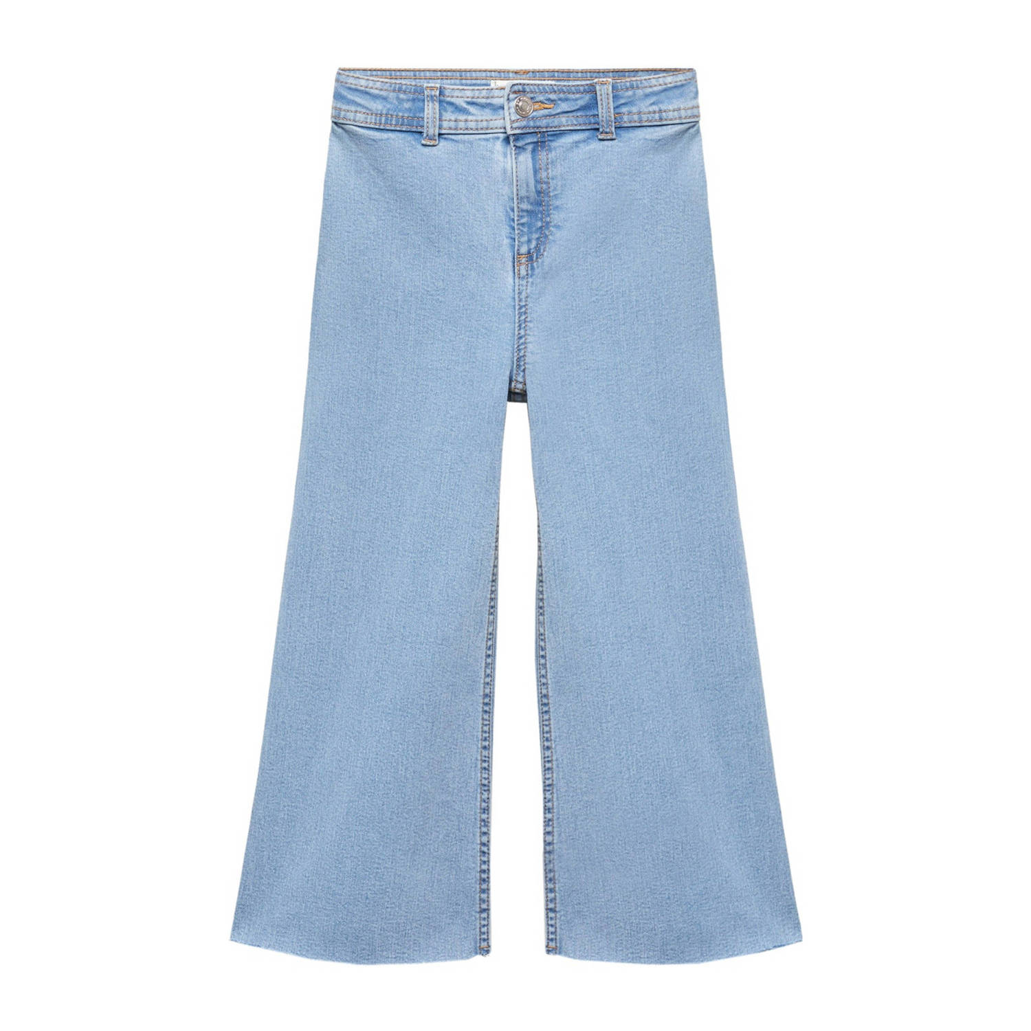 Mango Kids wide leg jeans changeant blauw