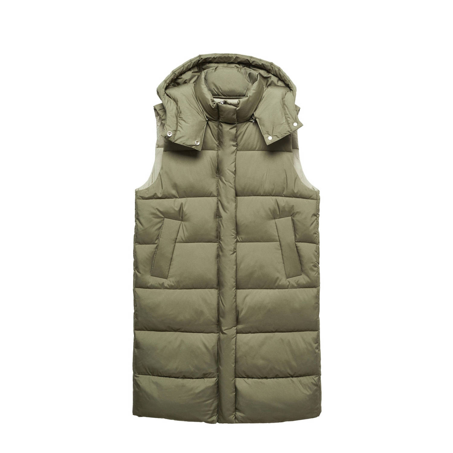 Mango bodywarmer groen