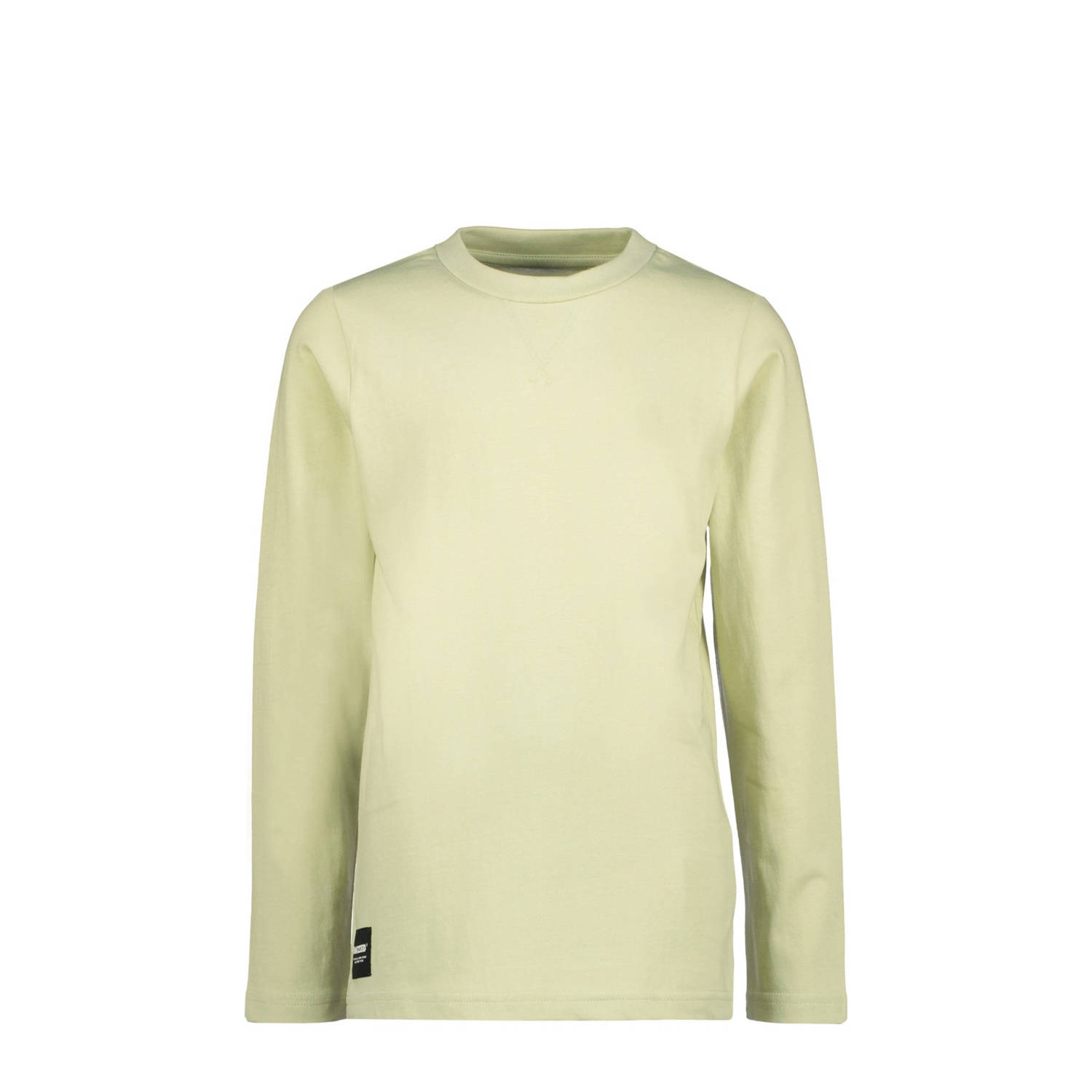 Raizzed longsleeve Cork met backprint zachtgroen