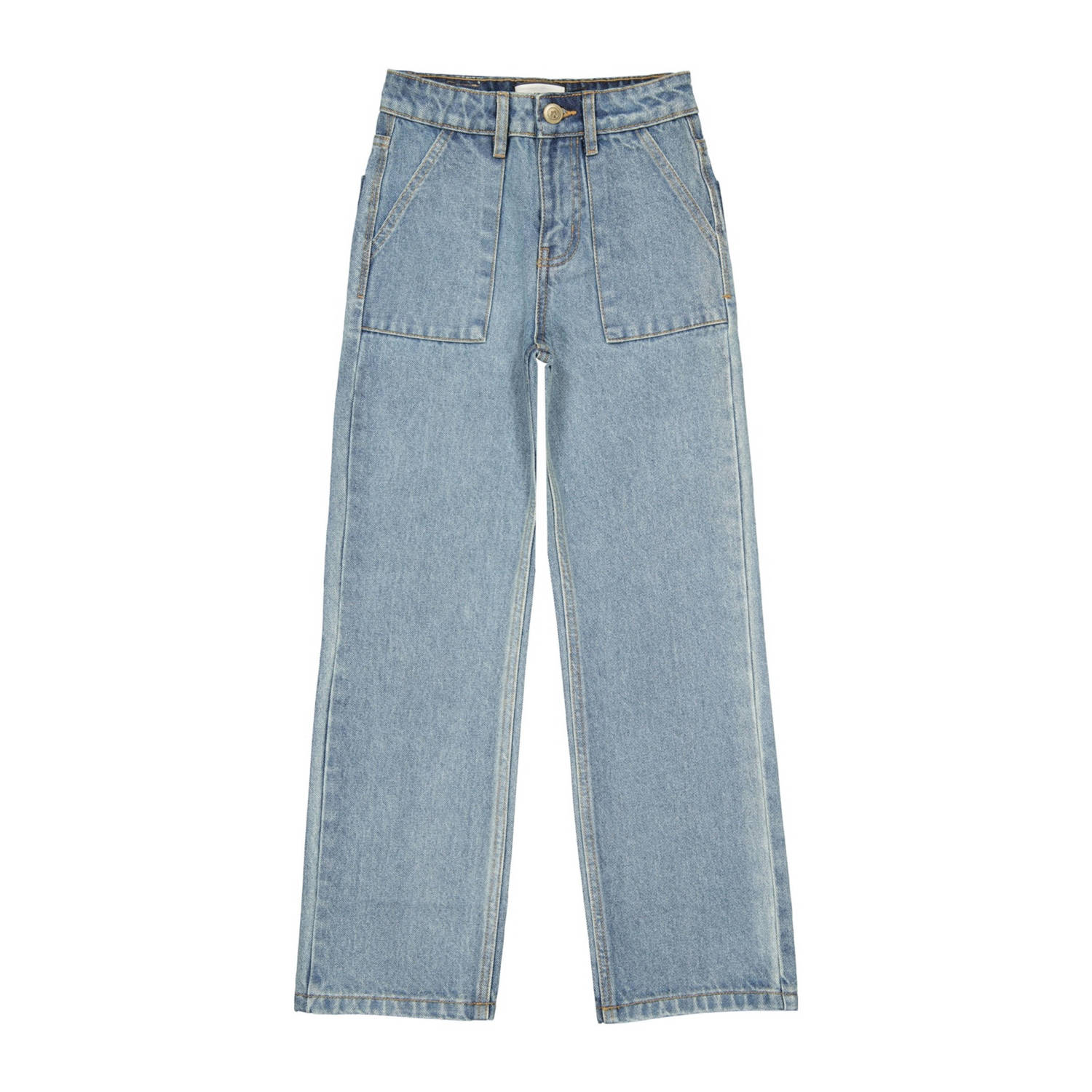 Raizzed high waist loose fit jeans Mississippi worker vintage blue Blauw Meisjes Denim 122