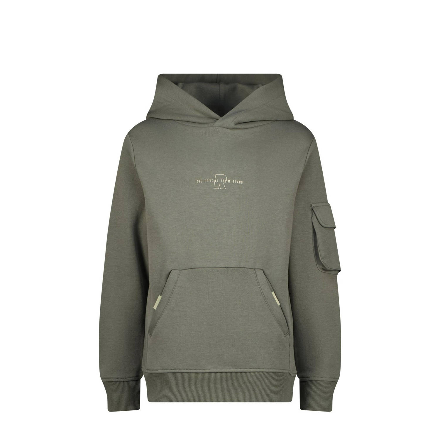 Raizzed hoodie Eugene grijsgroen Sweater Effen 116