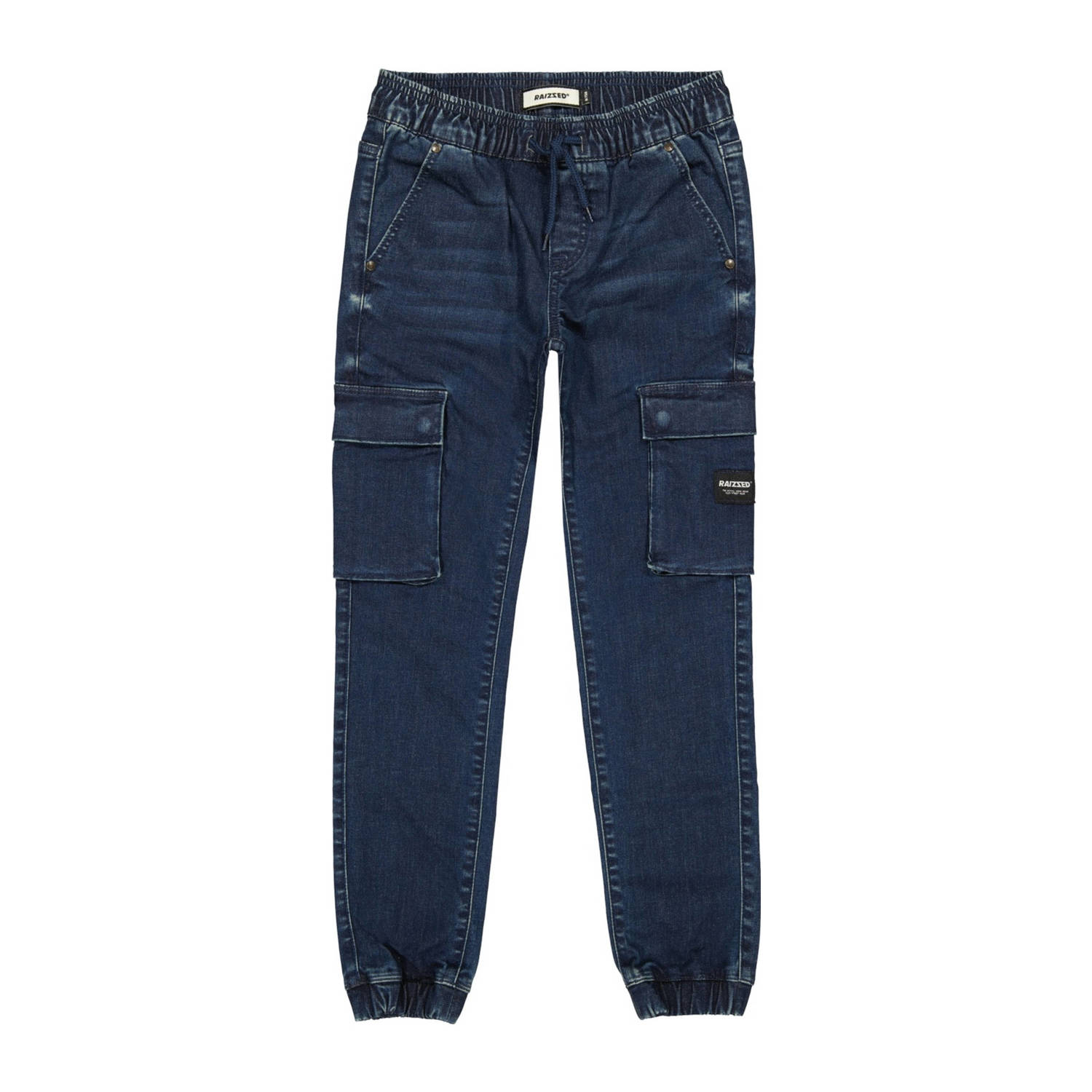 Raizzed slim fit jeans Shanghai dark blue stone Blauw Jongens Stretchdenim 116