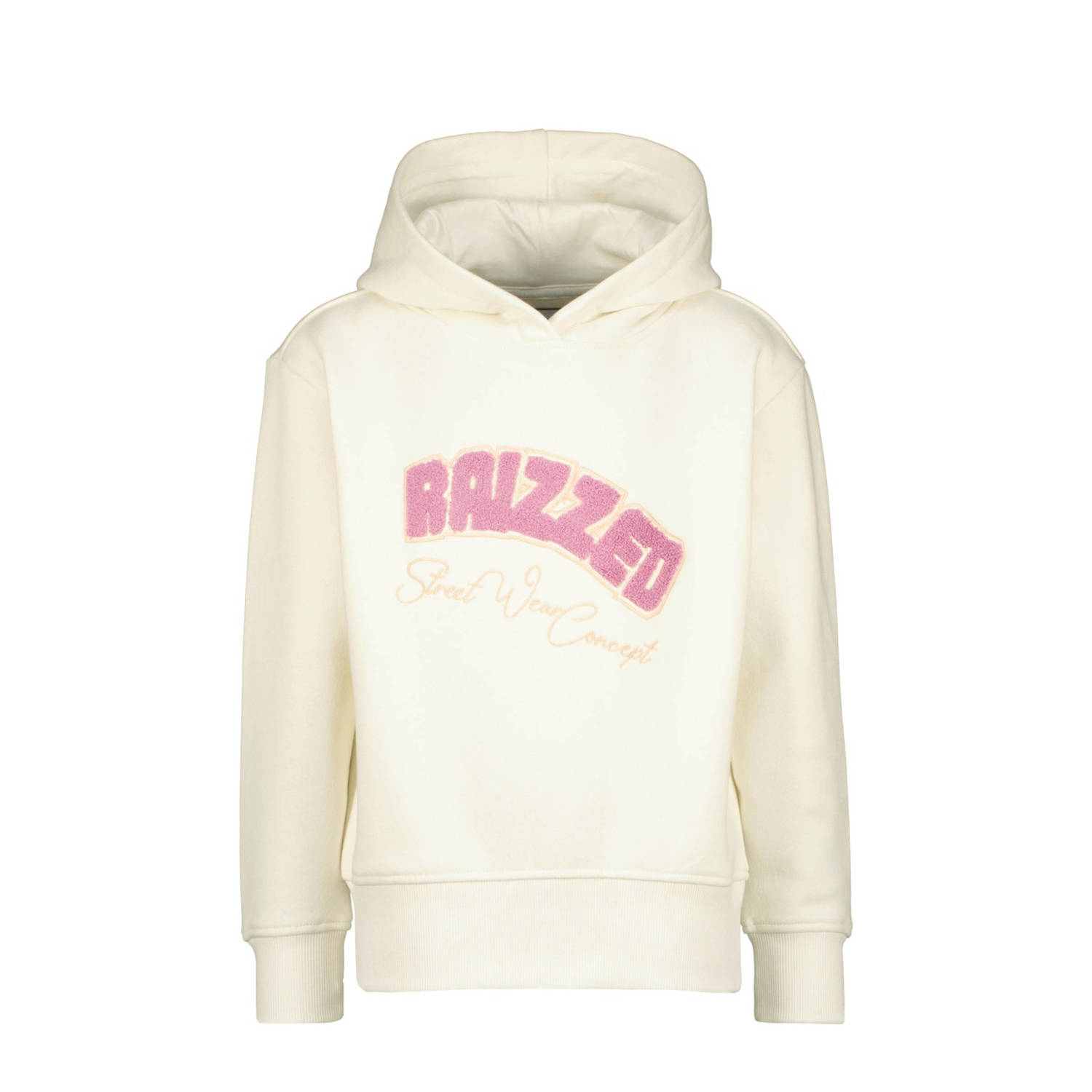 Raizzed hoodie Valencia met logo offwhite Sweater Wit Logo 116