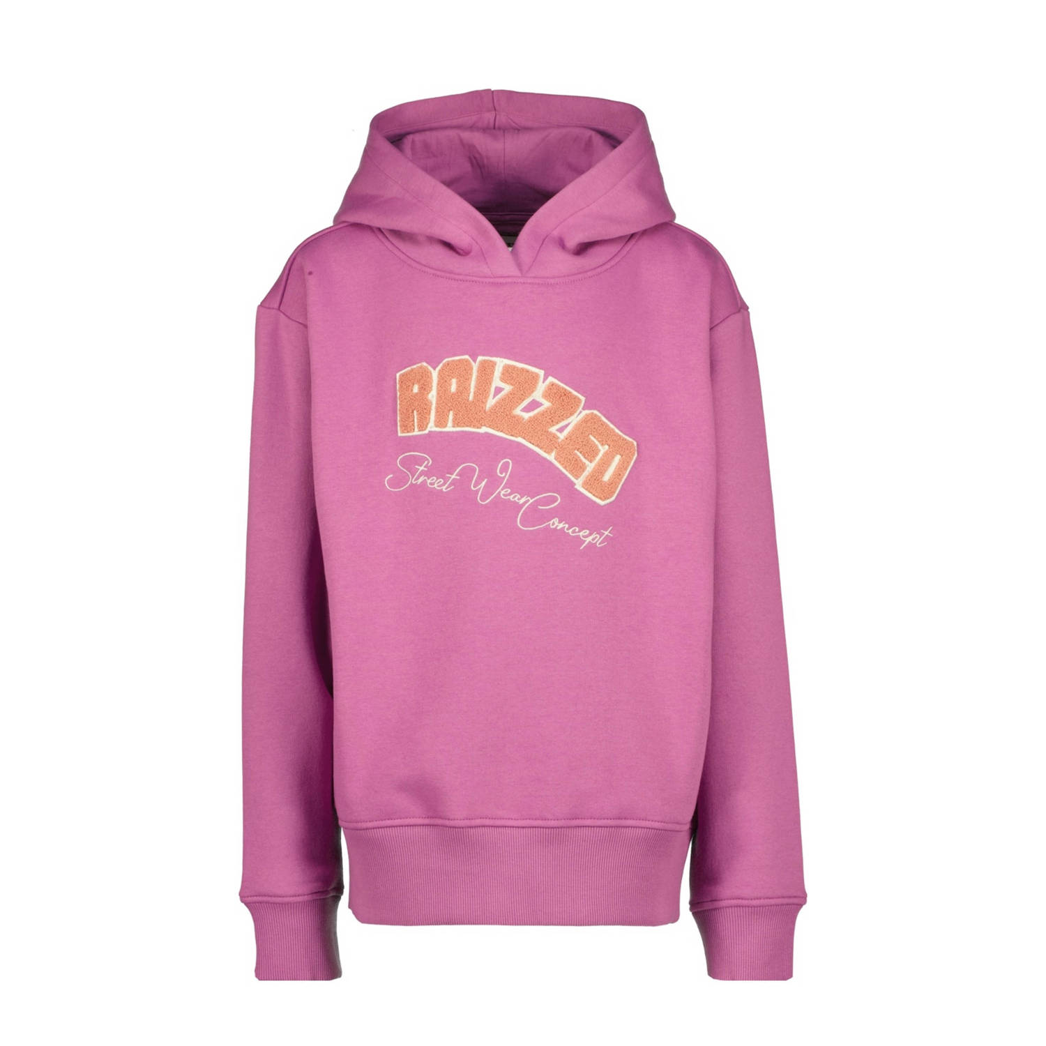 Raizzed hoodie Valencia met logo paars Sweater Logo 116