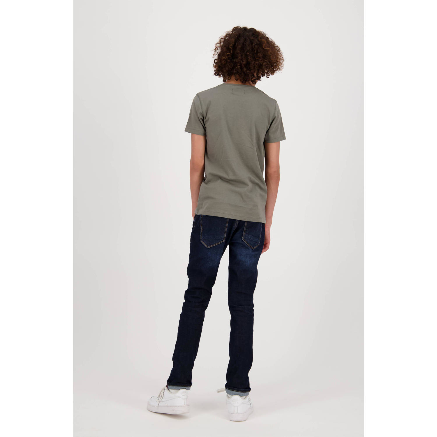 Raizzed T-shirt Iowa met logo armygroen