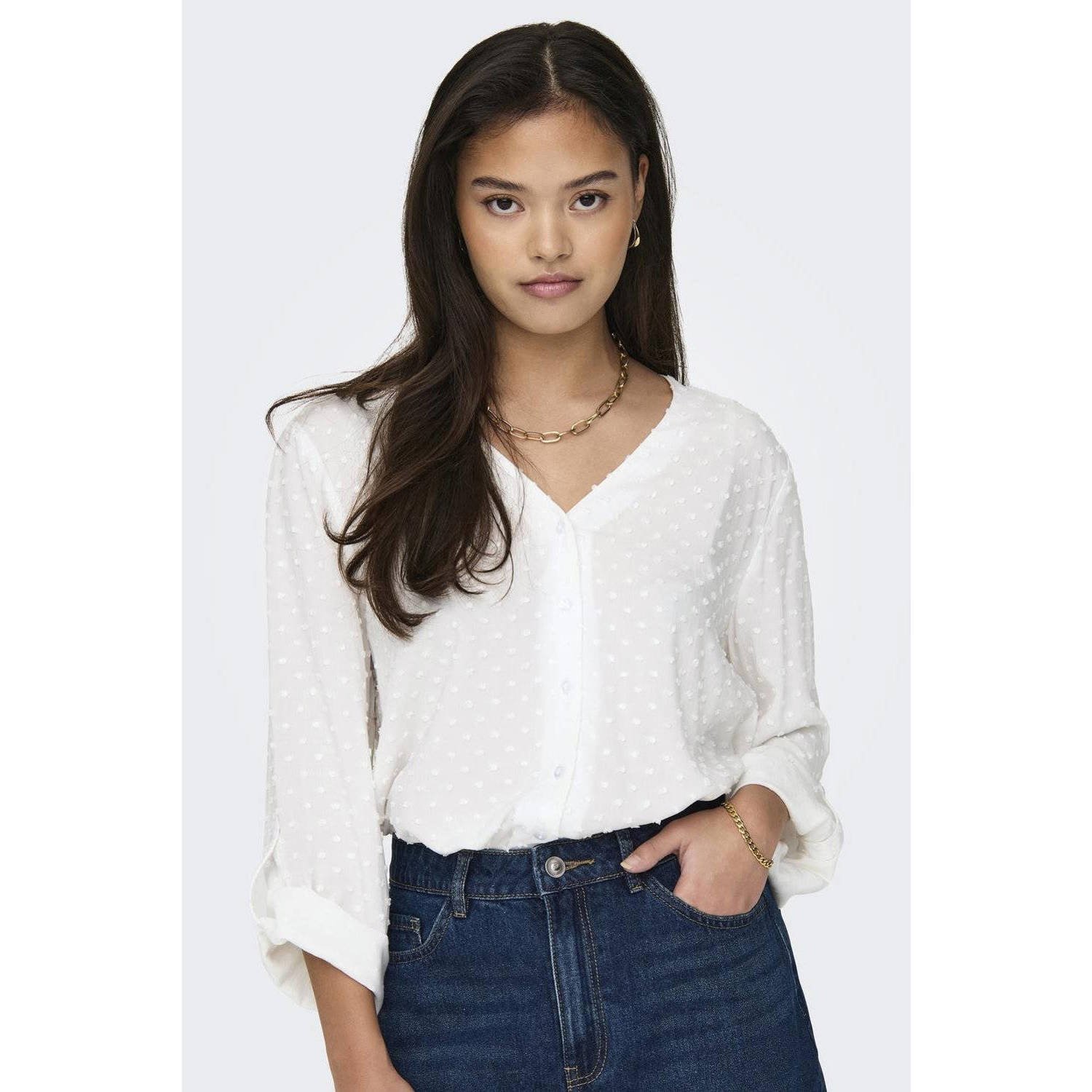 JDY blouse DIANA ecru