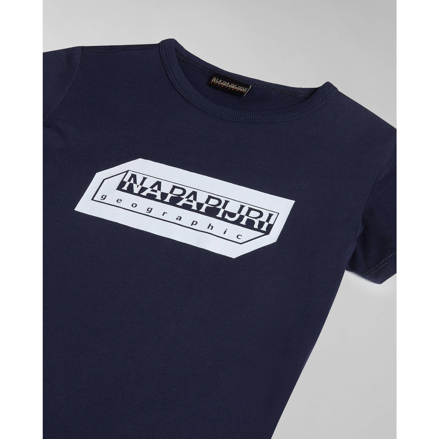 Napapijri T-shirt met logo donkerblauw