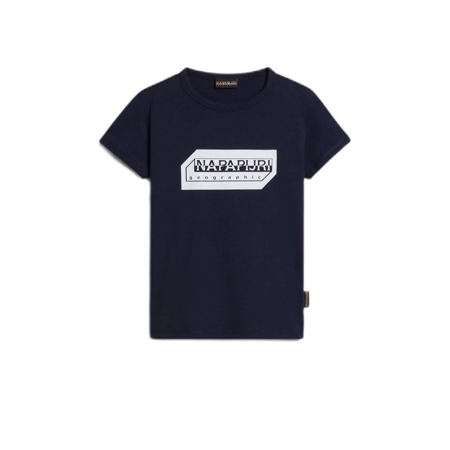 Napapijri T-shirt met logo donkerblauw