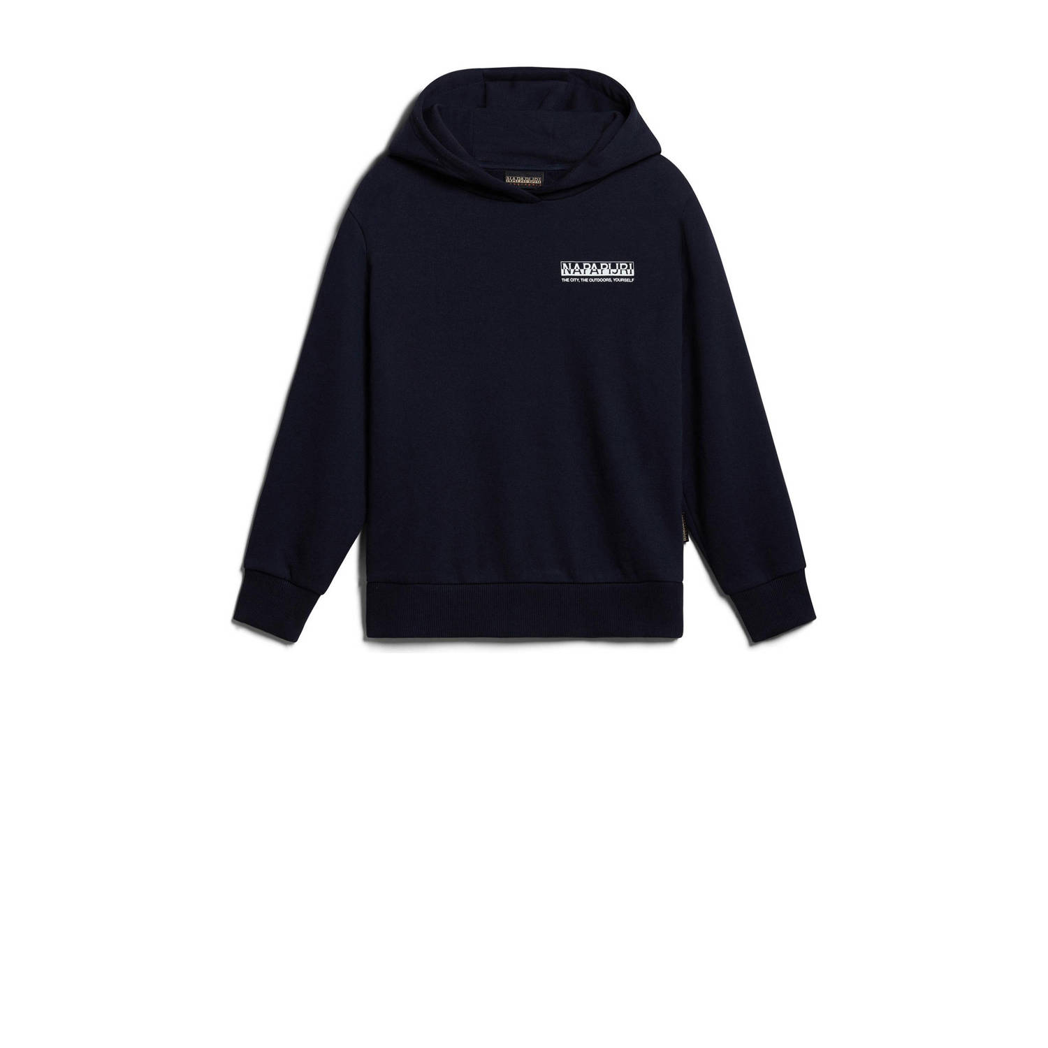 Napapijri hoodie met backprint donkerblauw Sweater Backprint 128
