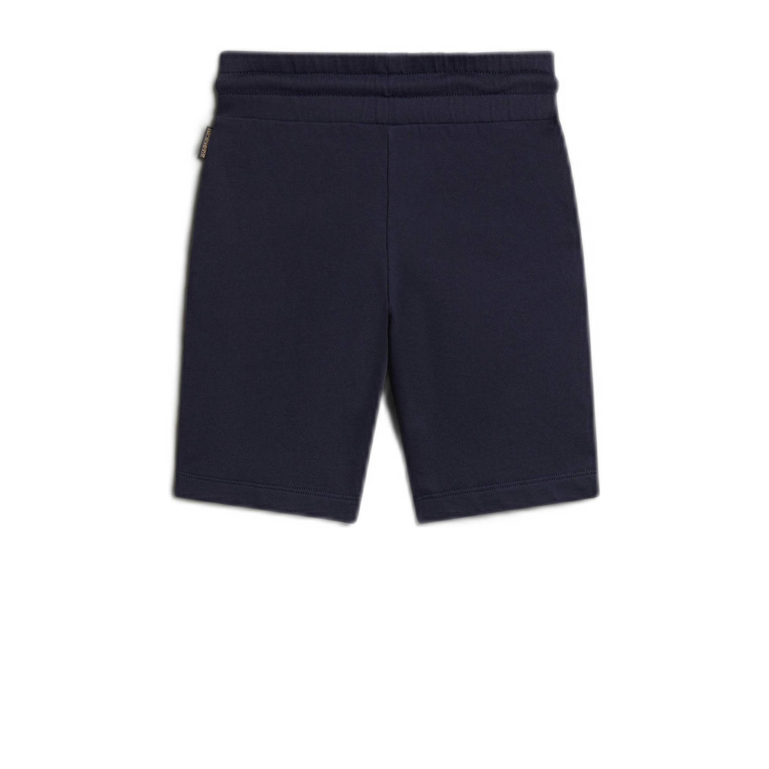 Napapijri sweatshort met logo donkerblauw