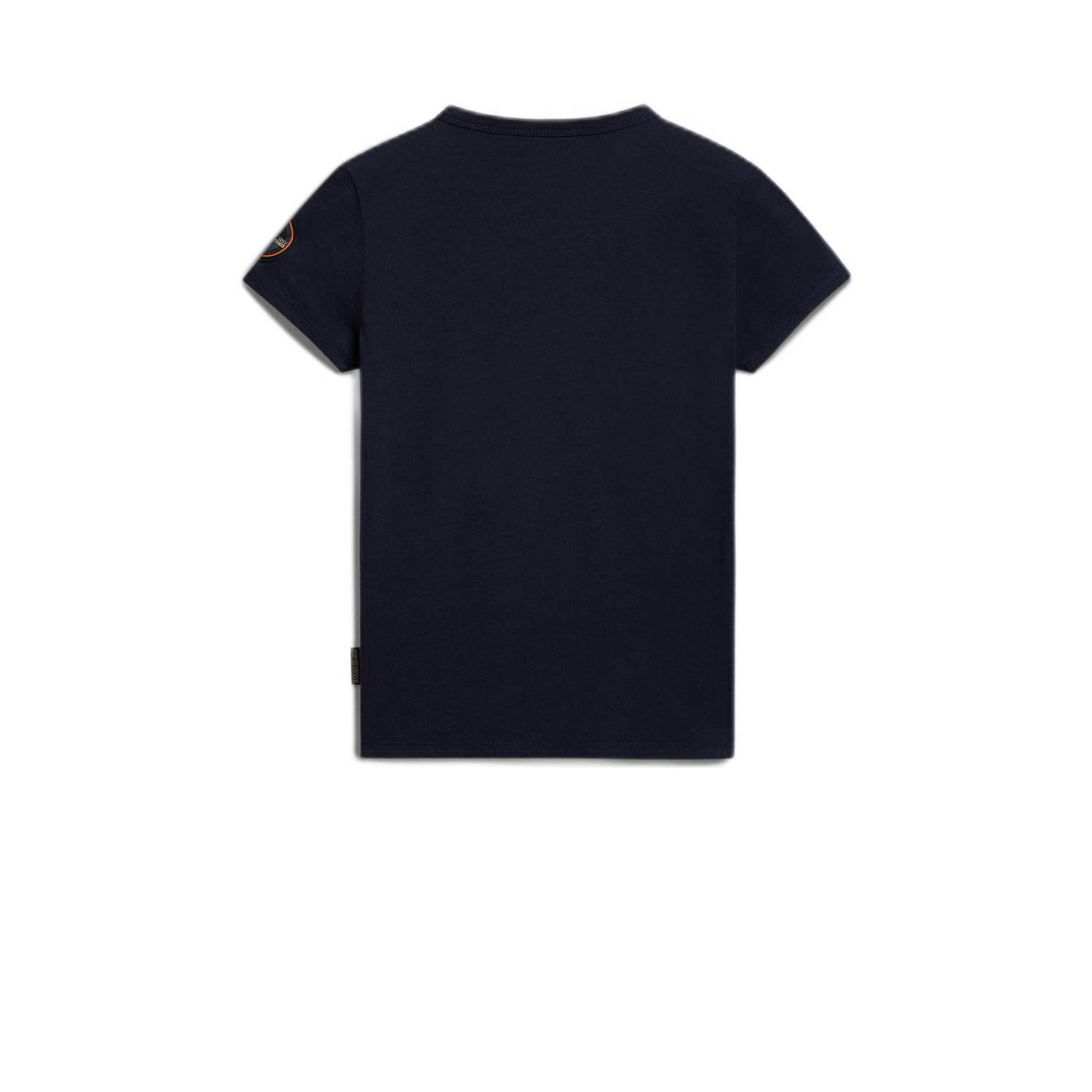 Napapijri T-shirt met logo donkerblauw