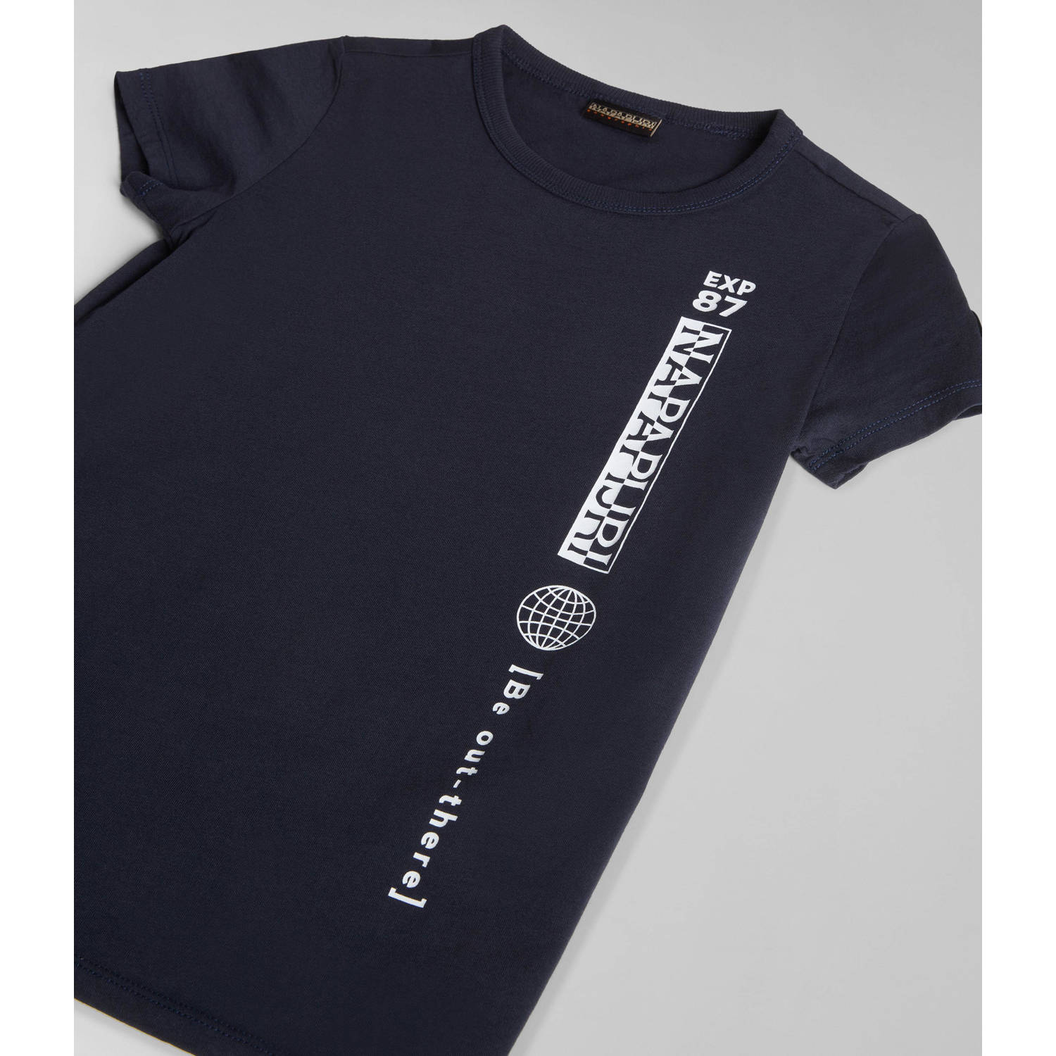 Napapijri T-shirt met logo donkerblauw