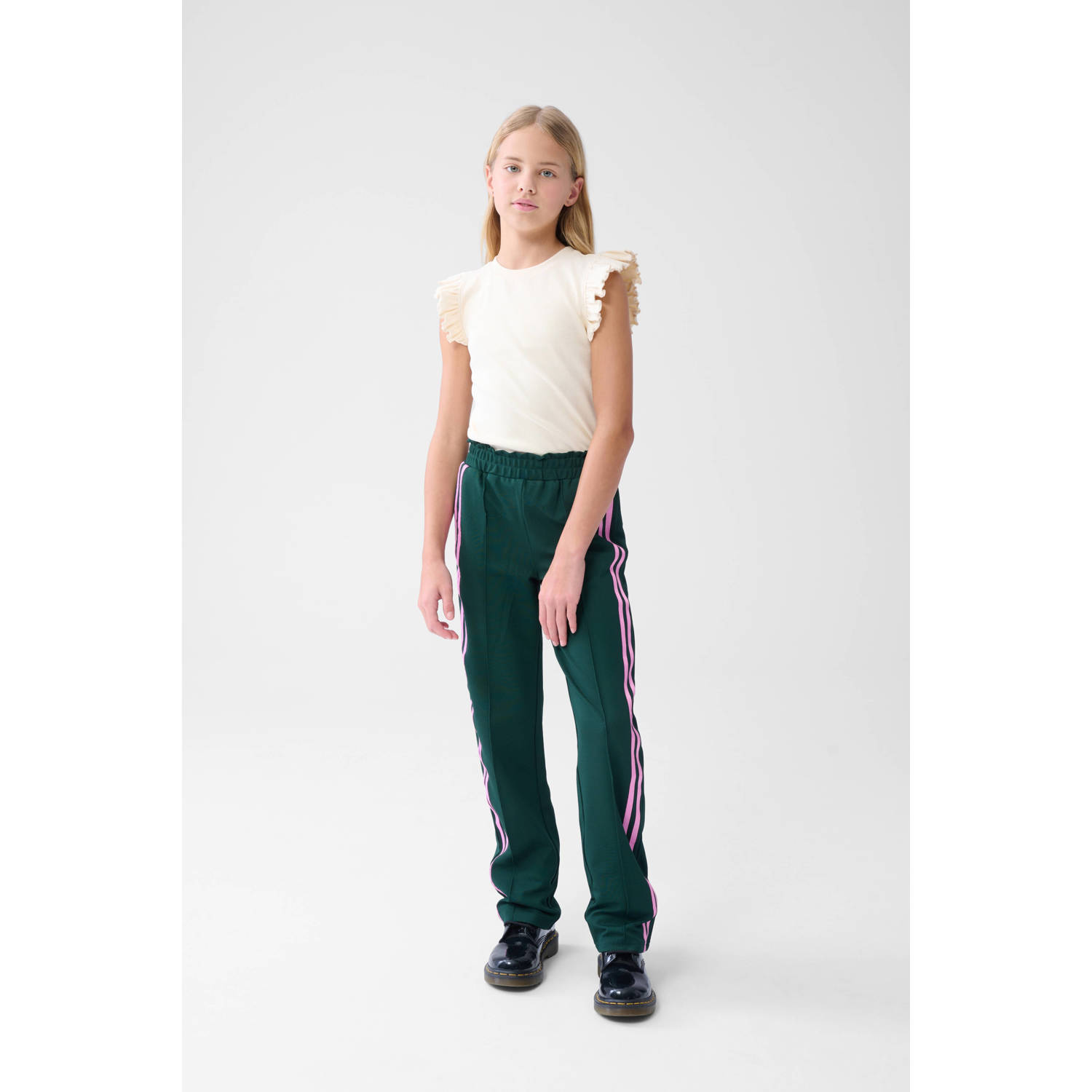 Shoeby T-shirt met ruches ecru