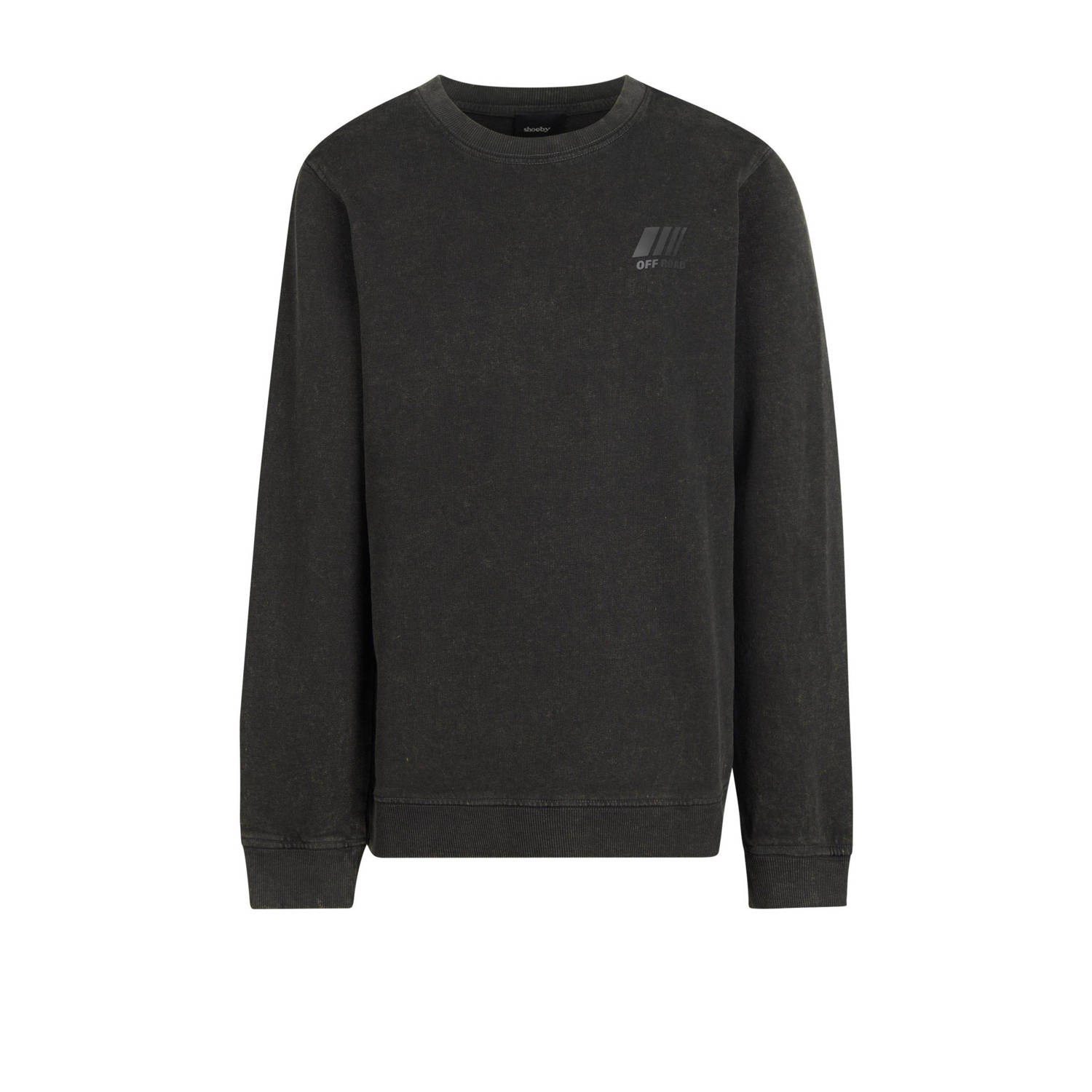 Shoeby sweater donkergrijs Effen 110 116 | Sweater van