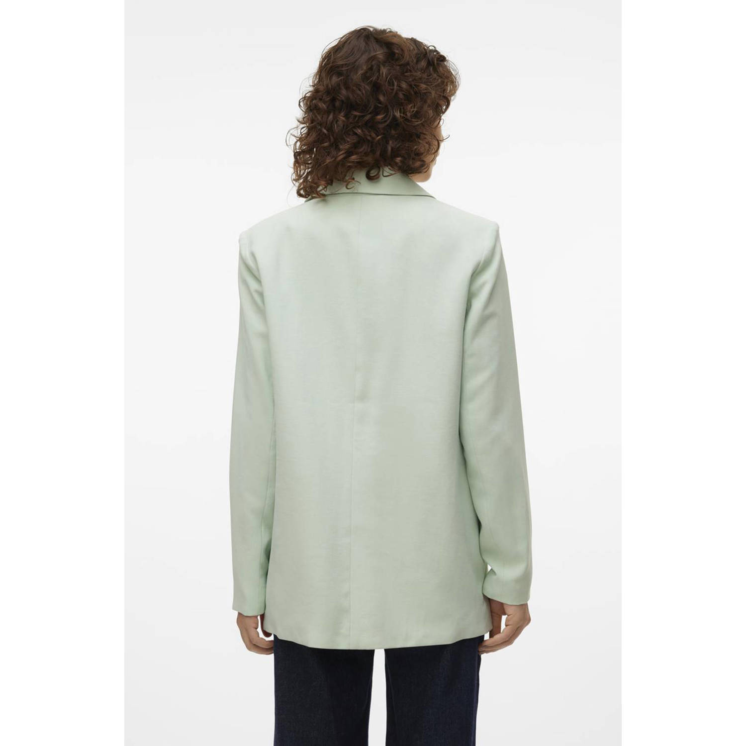 VERO MODA oversized blazer VMCARMEN lichtgroen