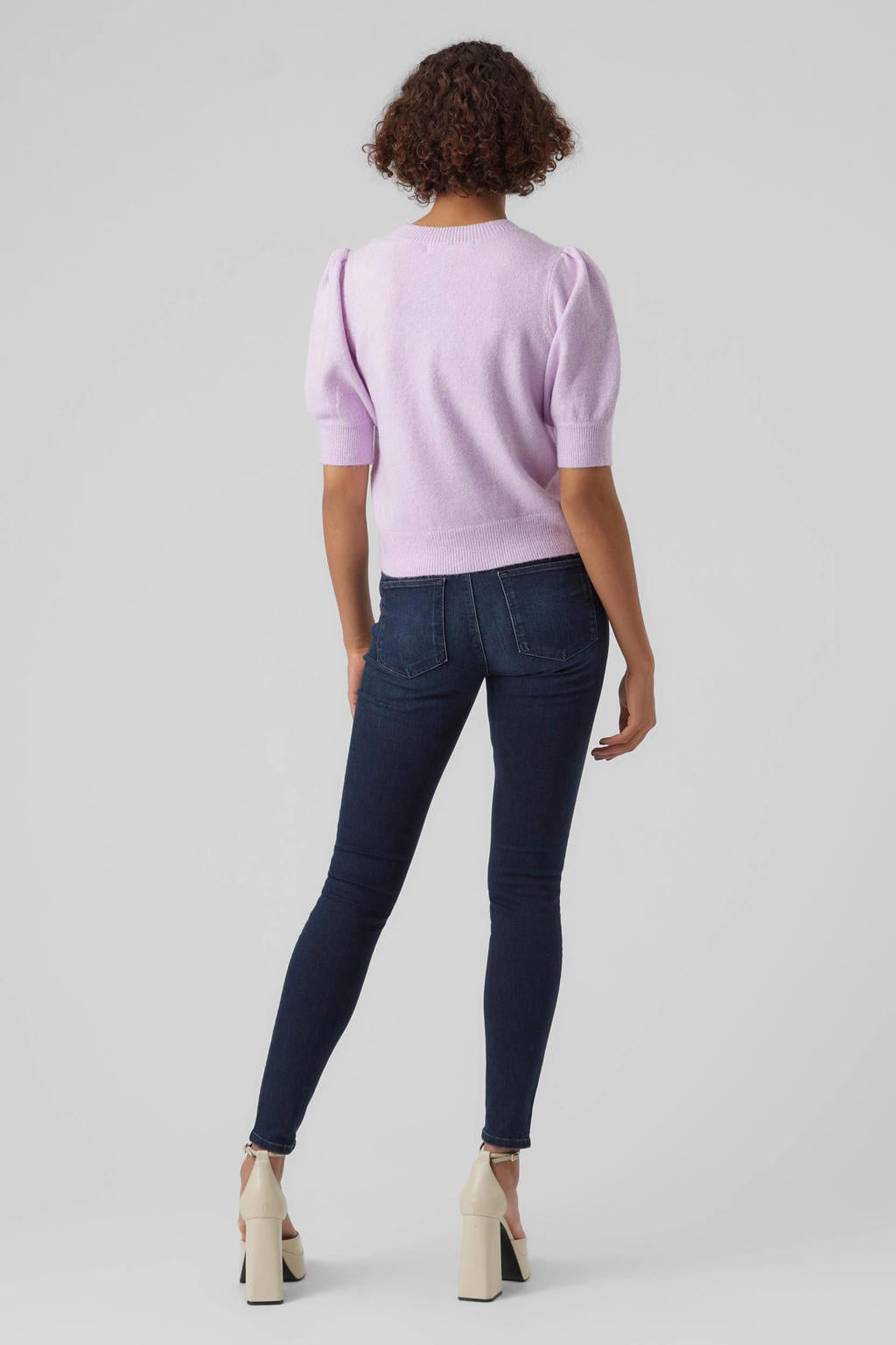 VERO MODA gebreide trui VMDOFFY lila