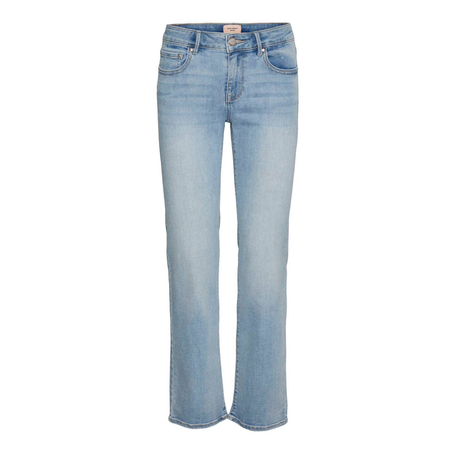 VERO MODA straight jeans VMFLASH light blue denim