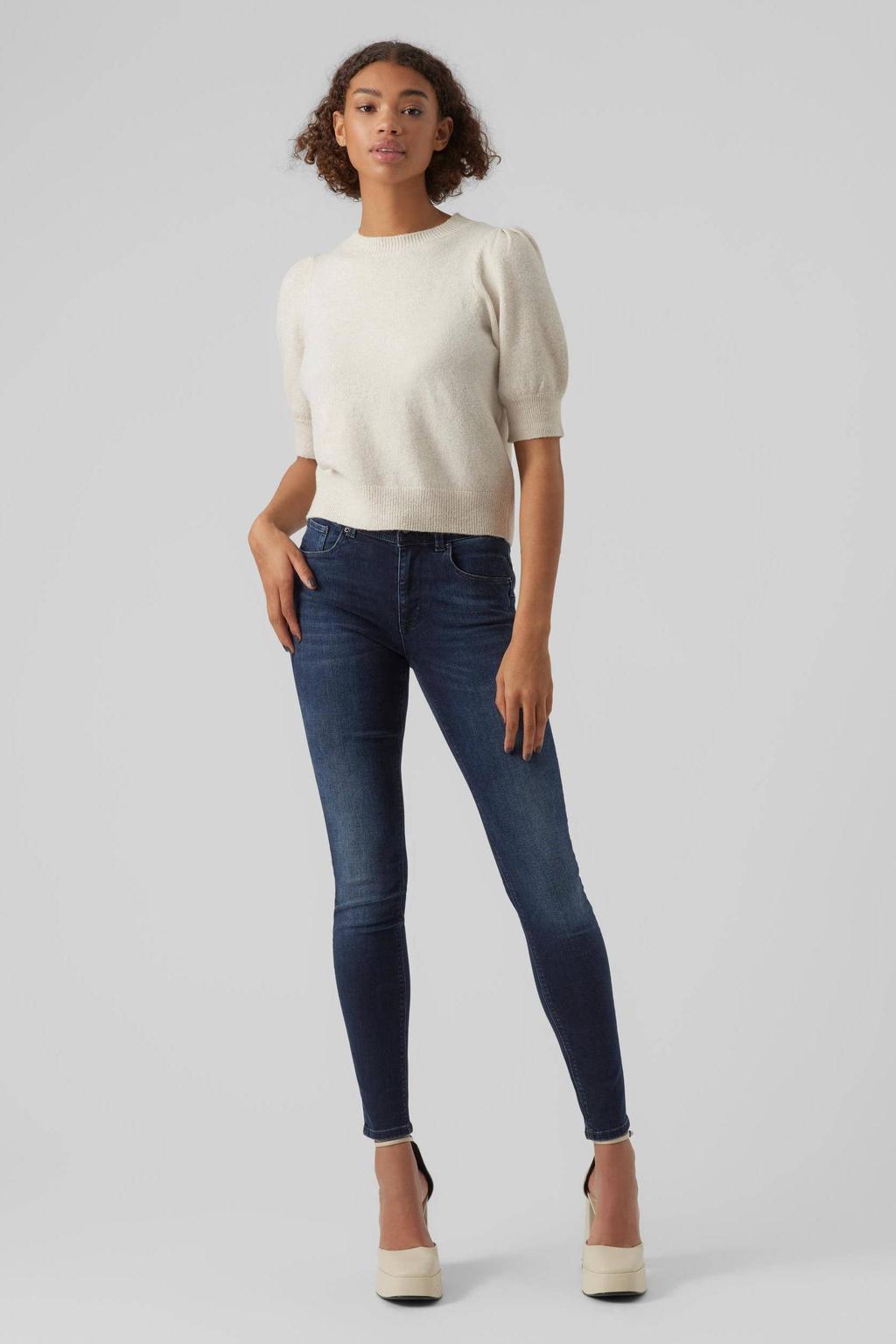 VERO MODA gebreide trui VMDOFFY ecru