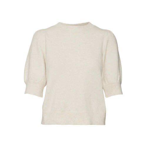VERO MODA gebreide trui VMDOFFY ecru afbeelding