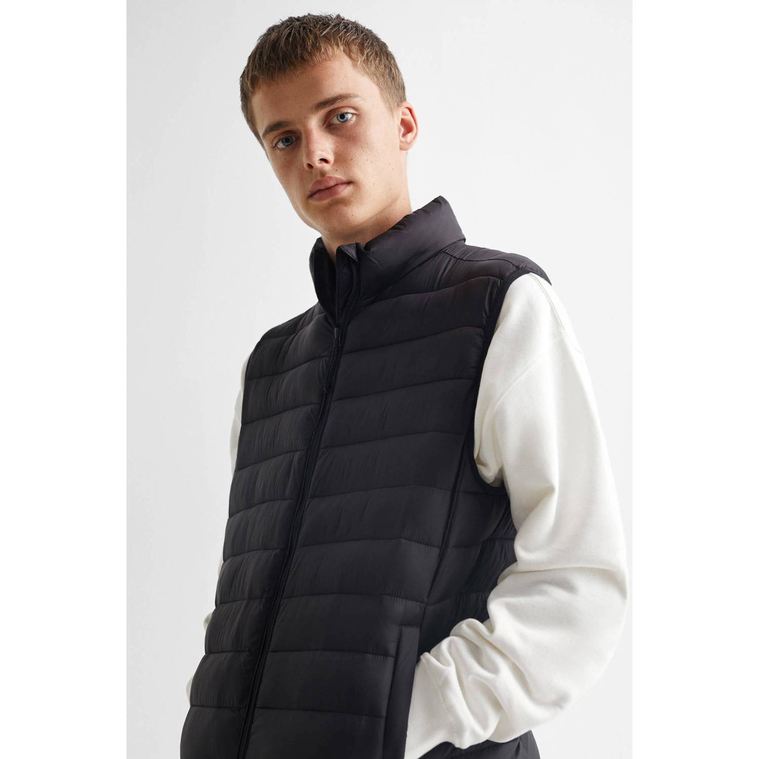 Mango Kids bodywarmer zwart