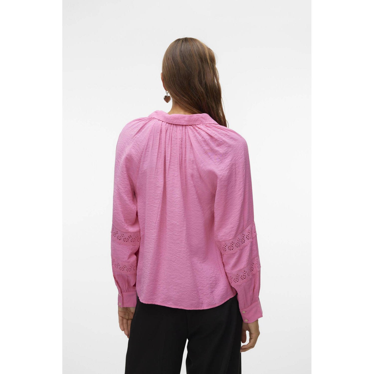 VERO MODA blouse VMHANNA roze