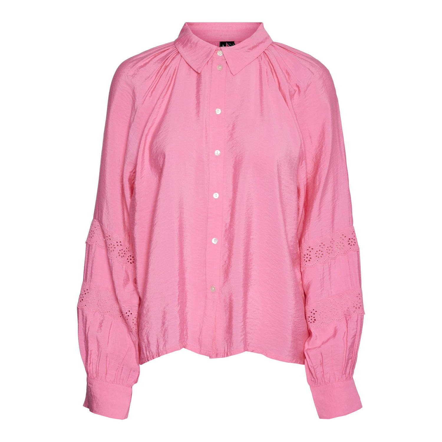 VERO MODA blouse VMHANNA roze