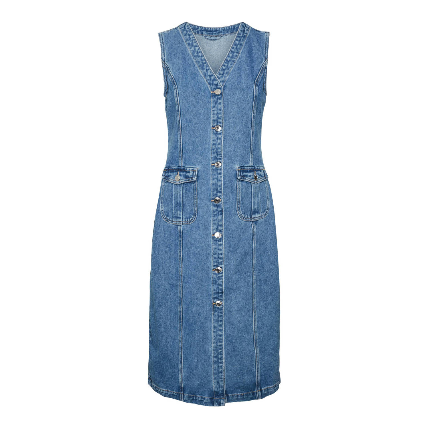 VERO MODA spijkerjurk VMEDEN medium blue denim