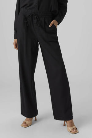 wide leg pantalon VMJESMILO zwart