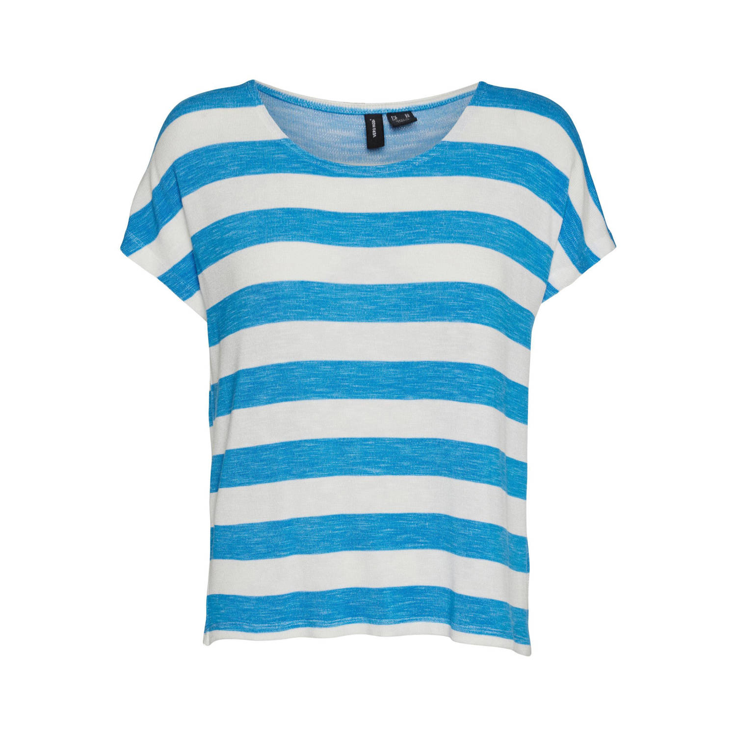 Vero Moda Shirt met korte mouwen VMWIDE STRIPE SL TOP GA JRS NOOS