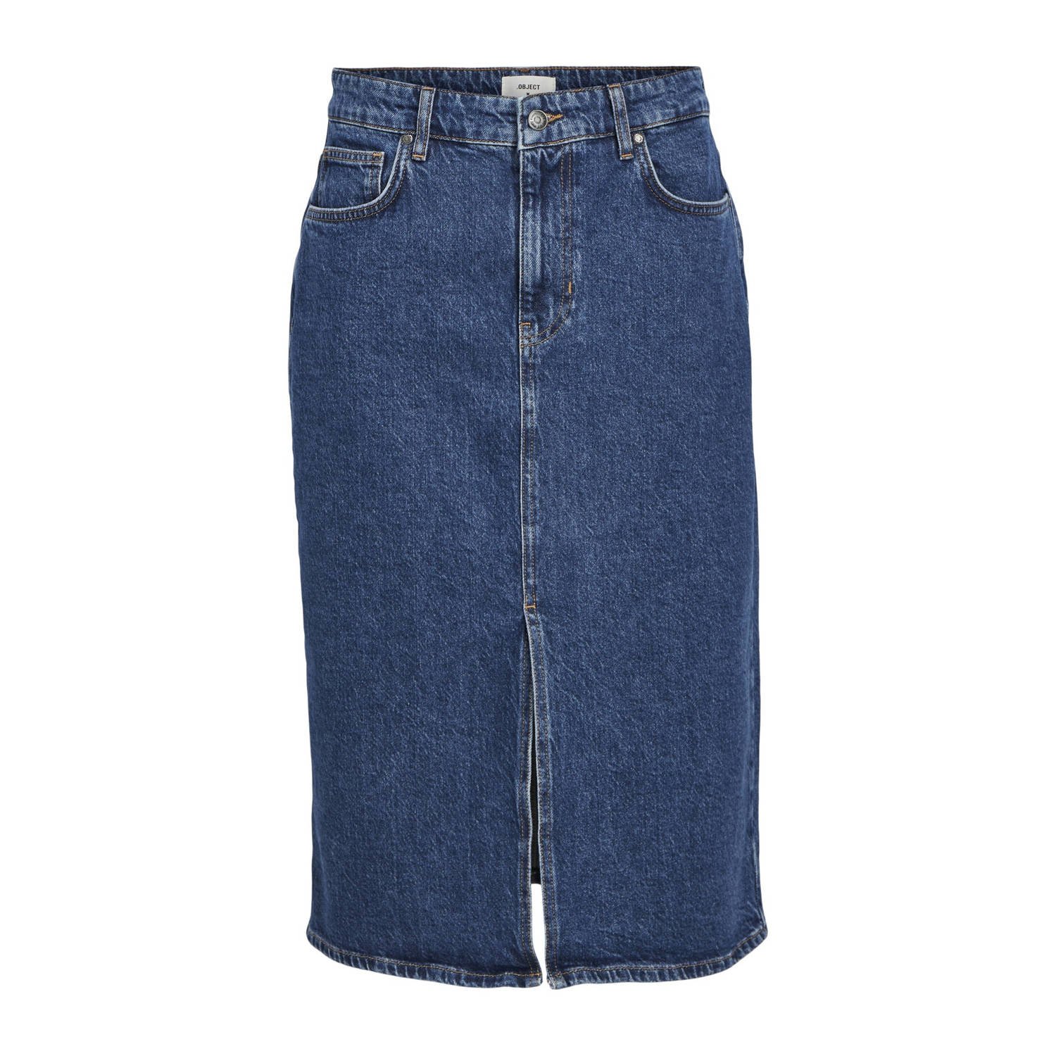 OBJECT spijkerrok OBJELLEN medium blue denim