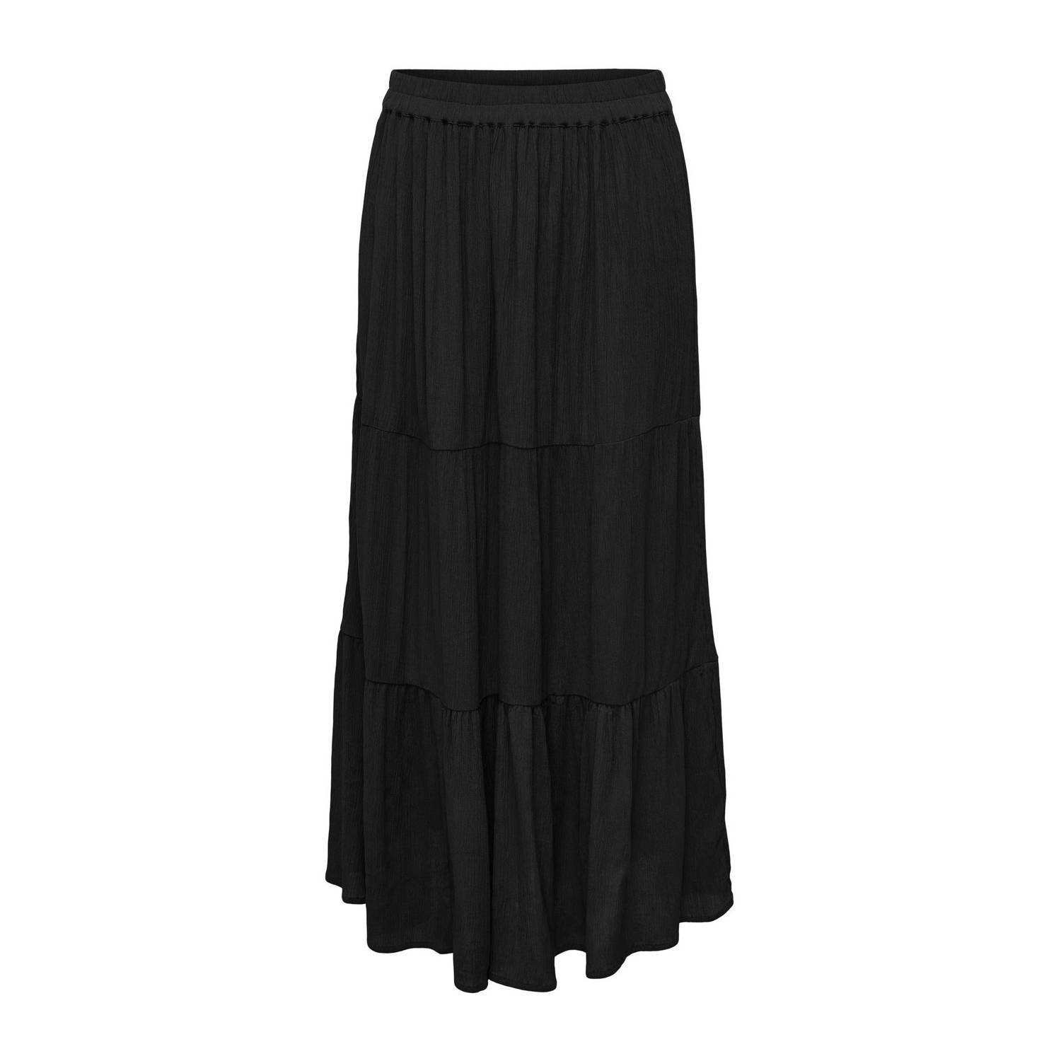 Only Loose fit maxirok van pure viscose model 'MIKKA LIFE'