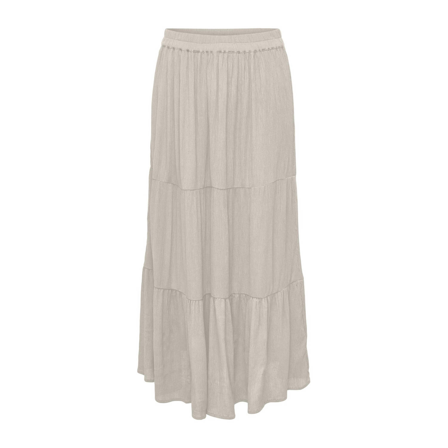 ONLY midi rok ONLMIKKA beige