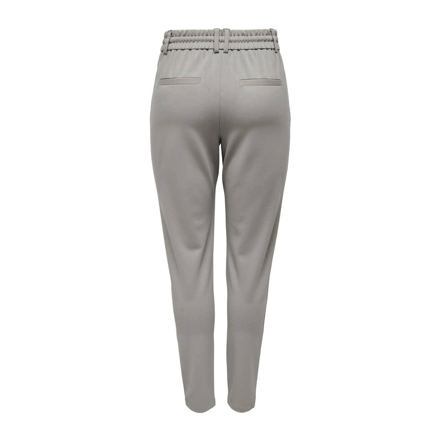 ONLY regular fit pantalon ONLPOPTRASH grijs